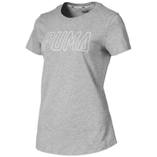 Îmbracaminte Femei Tricouri mânecă scurtă Puma Athletics Logo Gri