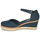 Pantofi Femei Sandale Tommy Hilfiger BASIC CLOSED TOE MID WEDGE Albastru