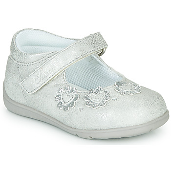 Pantofi Fete Balerin și Balerini cu curea Chicco GERY Argintiu