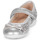 Pantofi Fete Balerin și Balerini cu curea Geox JR PLIE' Argintiu