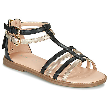 Pantofi Fete Sandale
 Geox SANDAL KARLY GIRL Negru / Auriu
