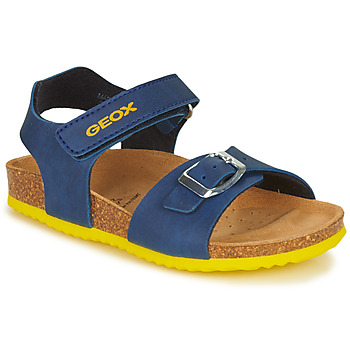 Pantofi Băieți Sandale Geox GHITA BOY Albastru / Galben