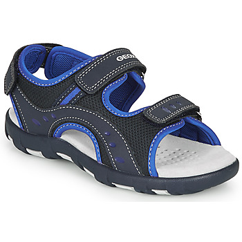 Pantofi Băieți Sandale sport Geox JR SANDAL PIANETA Albastru