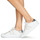 Pantofi Femei Pantofi sport Casual Geox D PONTOISE Alb / Argintiu