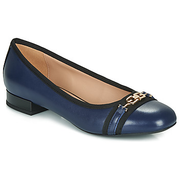 Pantofi Femei Balerin și Balerini cu curea Geox D WISTREY Albastru / Negru
