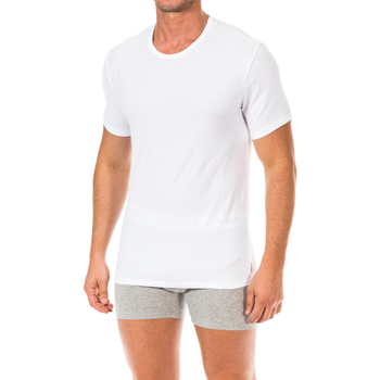 Îmbracaminte Bărbați Tricouri mânecă scurtă Calvin Klein Jeans NB1088A-100 Alb