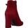 Pantofi Femei Botine Joni 17266J roșu