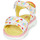 Pantofi Fete Sandale Agatha Ruiz de la Prada SMILES Alb /  multicolor