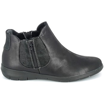 Pantofi Femei Ghete Boissy Boots Noir texturé Negru