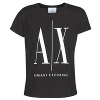 Îmbracaminte Femei Tricouri mânecă scurtă Armani Exchange HELIEK Negru