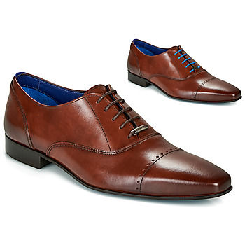 Pantofi Bărbați Pantofi Oxford Azzaro DOGME Coniac