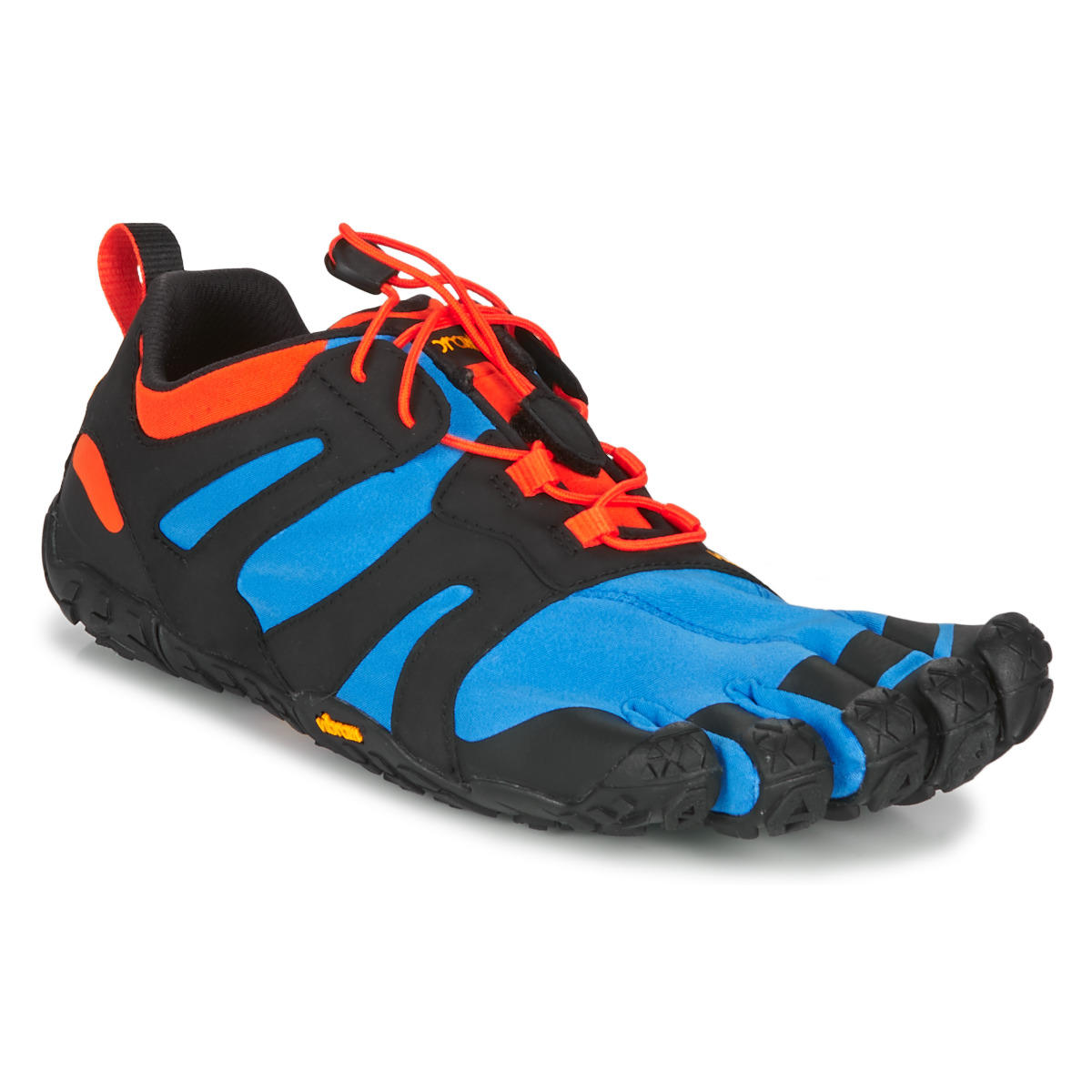 Pantofi Bărbați Trail și running Vibram Fivefingers V-TRAIL 2.0 Albastru / Portocaliu