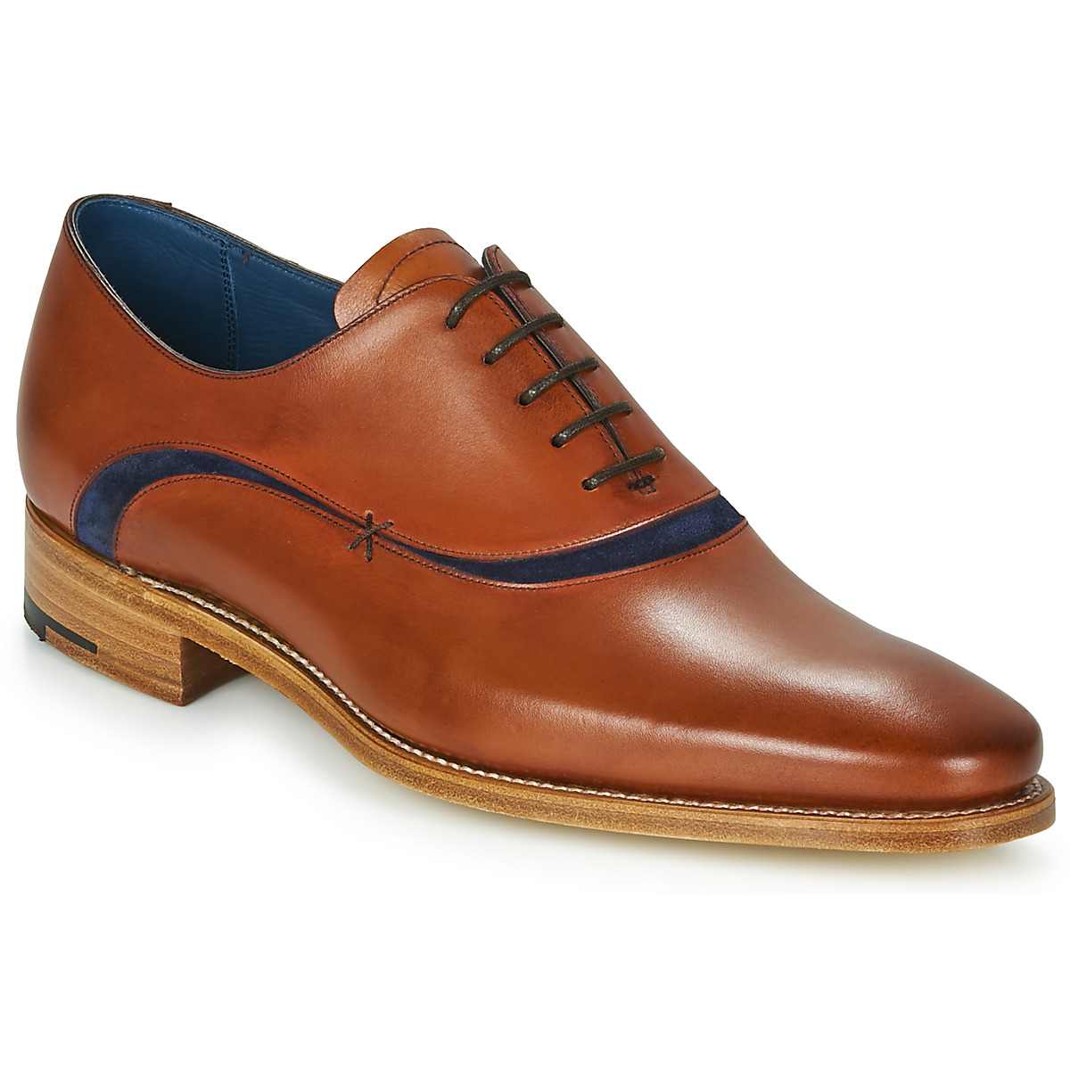 Pantofi Bărbați Pantofi Oxford Barker EMERSON Maro / Albastru