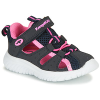 Pantofi Fete Sandale sport Kangaroos KI-ROCK LITE EV Albastru / Roz