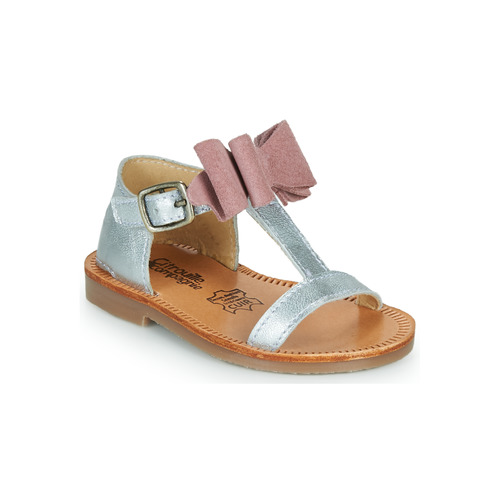 Pantofi Fete Sandale Citrouille et Compagnie MELINDA Roz / Gold