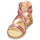 Pantofi Fete Sandale Citrouille et Compagnie IMOURAT Roz / Gold
