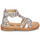 Pantofi Fete Sandale Citrouille et Compagnie GITANOLO Leopard