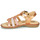Pantofi Fete Sandale Citrouille et Compagnie GROUFLA Auriu /  colors / Metalizat / Roz