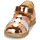 Pantofi Fete Sandale Citrouille et Compagnie FRINOUI Bronz / Roz
