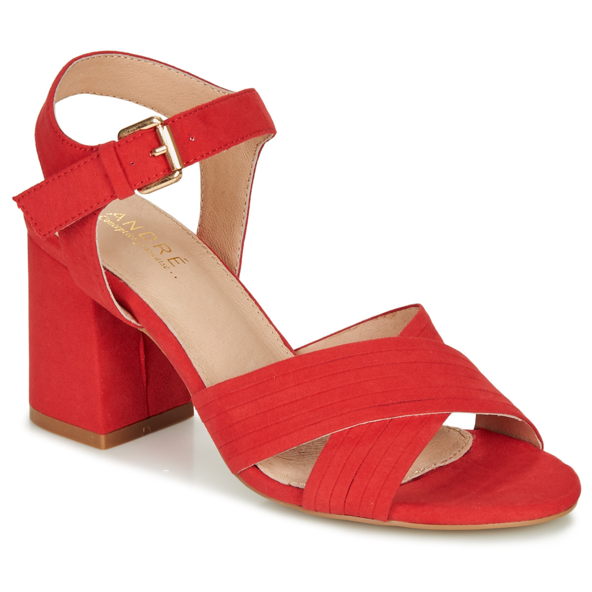Pantofi Femei Sandale André JACYNTH Roșu