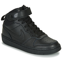 Pantofi Copii Pantofi sport stil gheata Nike COURT BOROUGH MID 2 GS Negru