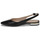 Pantofi Femei Balerin și Balerini cu curea Fericelli MANU Negru / Alb