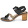 Pantofi Femei Sandale Casual Attitude MILLA Negru / Argintiu