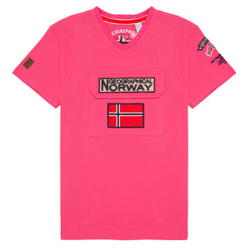 Îmbracaminte Băieți Tricouri mânecă scurtă Geographical Norway JIRI Roz