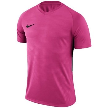 Îmbracaminte Băieți Tricouri mânecă scurtă Nike JR Tiempo Prem roz