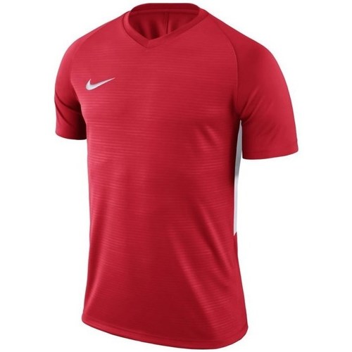Îmbracaminte Băieți Tricouri mânecă scurtă Nike JR Tiempo Prem roșu