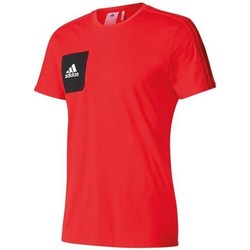 Îmbracaminte Bărbați Tricouri mânecă scurtă adidas Originals Tiro 17 roșu