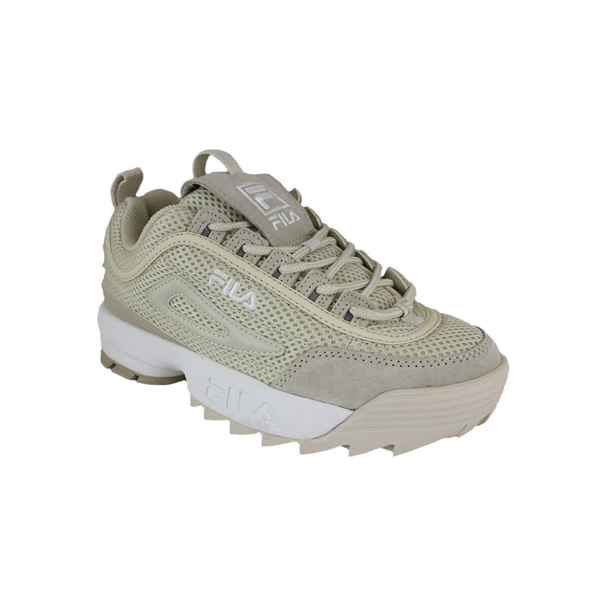 Pantofi Femei Sneakers Fila disruptor mm low wmn antique white Bej