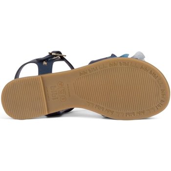 Bibi Shoes Sandale Fete Bibi Fresh Naval Cu Volane Colorate albastru
