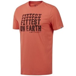Îmbracaminte Bărbați Tricouri mânecă scurtă Reebok Sport RC Fittest ON Earth portocaliu