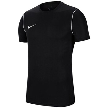 Îmbracaminte Băieți Tricouri mânecă scurtă Nike JR Park 20 Negru