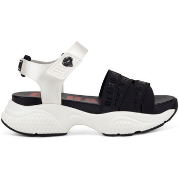 Pantofi Femei Sneakers Ed Hardy Overlap sandal black/white Alb