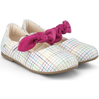 Pantofi Fete Balerin și Balerini cu curea Bibi Shoes Balerini Fete Bibi Anjos Mini Multicolor cu Funda Alb