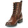 Pantofi Femei Ghete Tom Tailor 93303-COGNAC Coniac