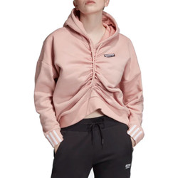 Îmbracaminte Femei Bluze îmbrăcăminte sport  adidas Originals adidas Ruched Hoodie roz