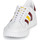 Pantofi Pantofi sport Casual adidas Originals TEAM COURT Alb / Bordo / Galben