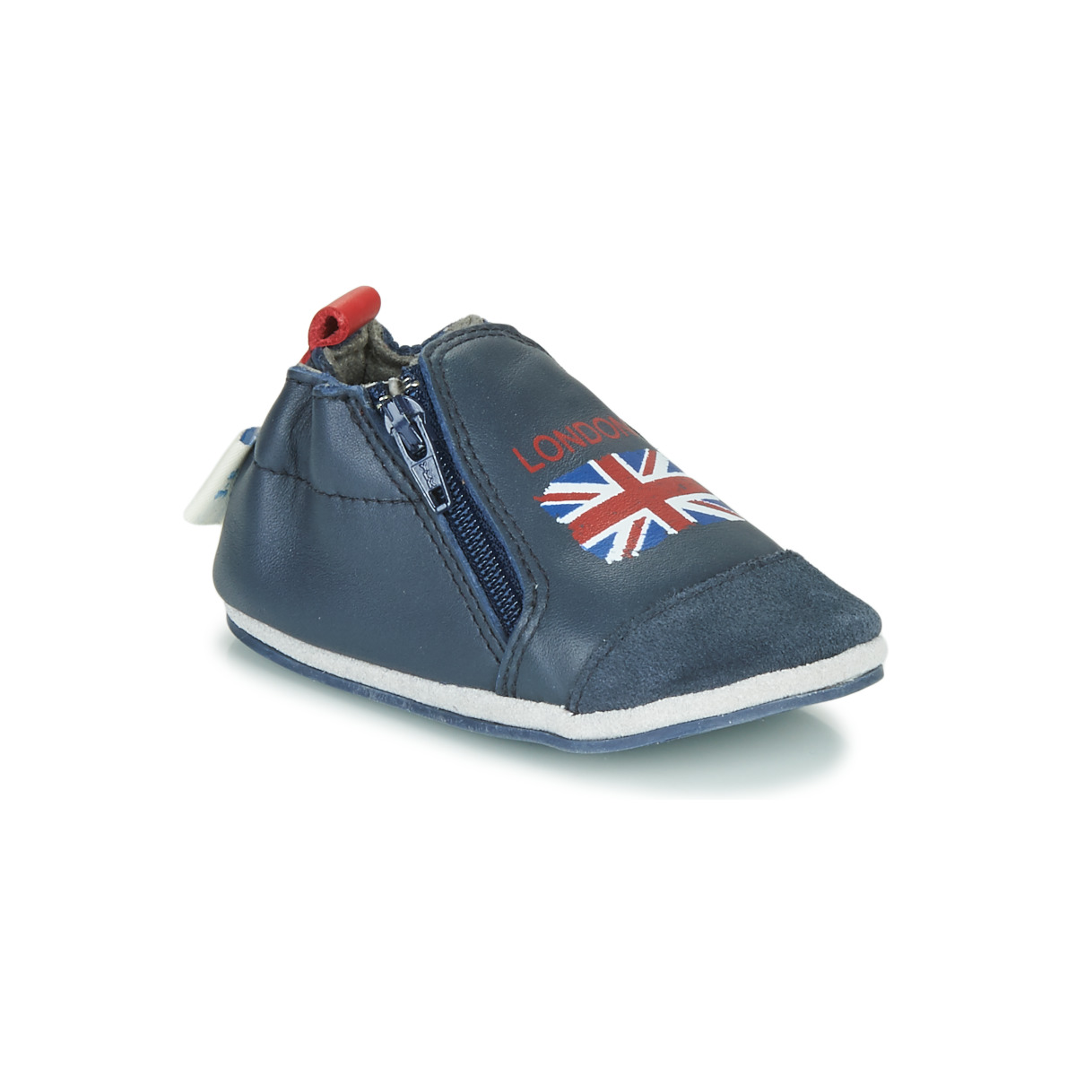 Pantofi Copii Papuci de casă Robeez LONDON FLAG Albastru