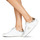 Pantofi Femei Pantofi sport Casual Philippe Model PARIS X VEAU CROCO Alb / Auriu