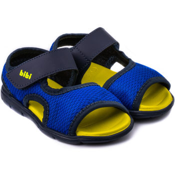 Pantofi Băieți Sandale Bibi Shoes Sandale Baieti Bibi Basic Mini Naval/Galben albastru