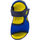 Pantofi Băieți Sandale Bibi Shoes Sandale Baieti Bibi Basic Mini Naval/Galben albastru