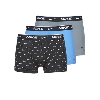 Lenjerie intimă Bărbați Boxeri Nike EVERYDAY COTTON STRETCH Negru / Gri / Albastru