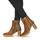 Pantofi Femei Botine Philippe Morvan LOKS V1 VELOURS CAMEL/LEOP Maro / Leopard