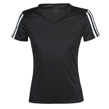 Îmbracaminte Femei Tricouri mânecă scurtă adidas Performance RUN IT TEE 3S W Negru