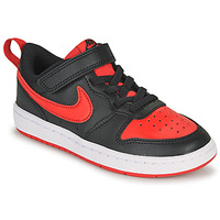 Pantofi Copii Pantofi sport Casual Nike COURT BOROUGH LOW 2 PS Negru / Roșu