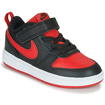 Pantofi Copii Pantofi sport Casual Nike COURT BOROUGH LOW 2 TD Negru / Roșu