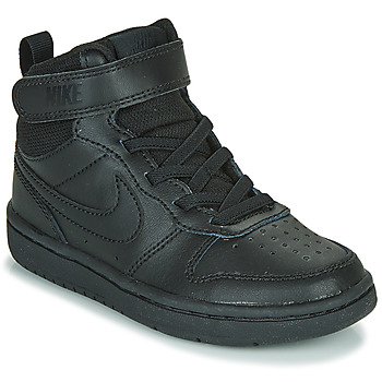 Pantofi Copii Pantofi sport stil gheata Nike COURT BOROUGH MID 2 PS Negru